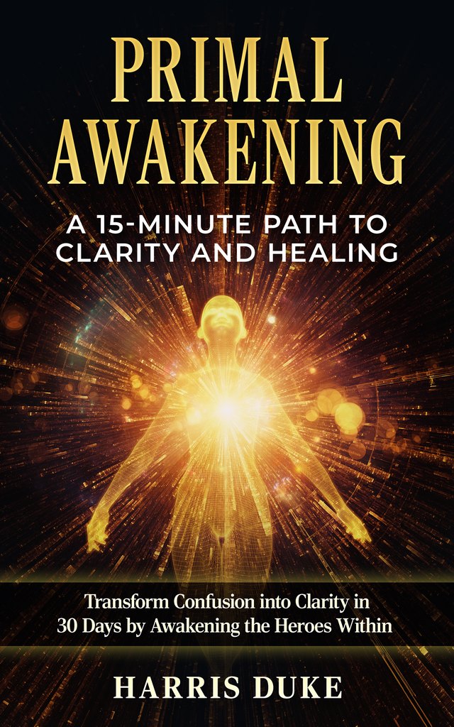 Cover of Primal Awakening: A 15-Minute Path to Clarity and Healing by Harris Duke.